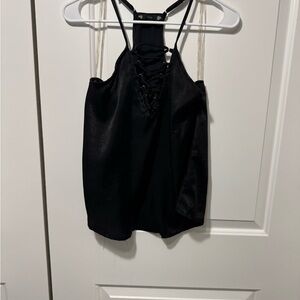 Iris Elegant Black Top